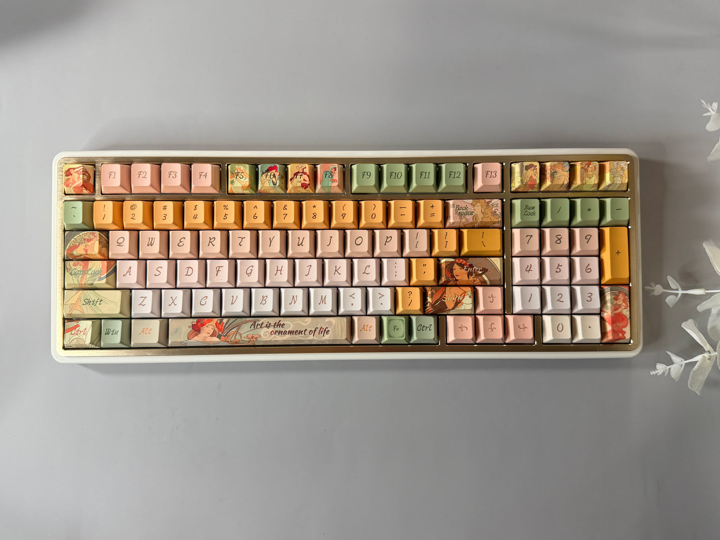 Unboxing For Sales Varmilo Minilo98 Pro Hot-swappable mechanical keyboard Mucha Keycaps
