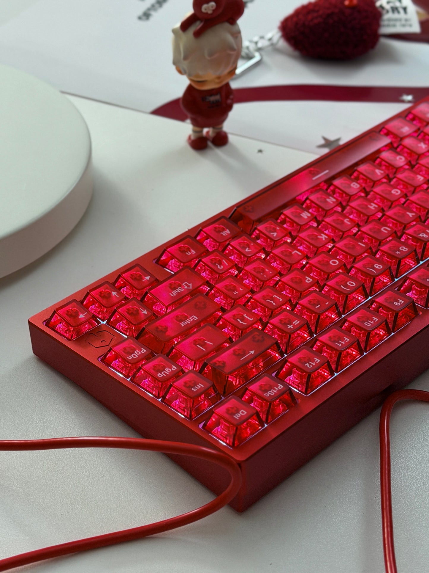 Unboxing Clearance ONLY 1 Instock IROK MG75 V2 HE Anodized Red GAMING Keyboard