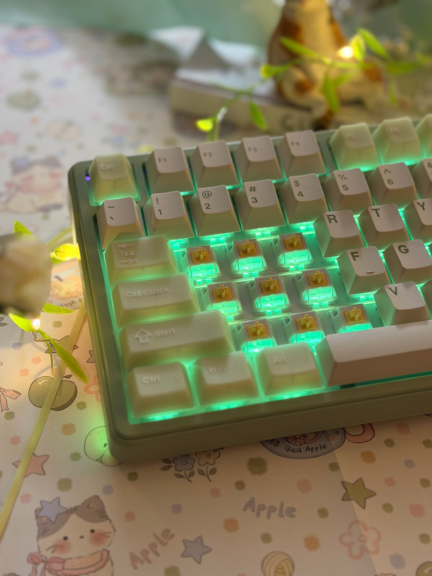 Unboxing For Sales FURYCUBE K99 pro Creamy Green Wireless Mechanical Keyboard, Gasket Hot Swappable RGB Gaming Keyboard with Numpad