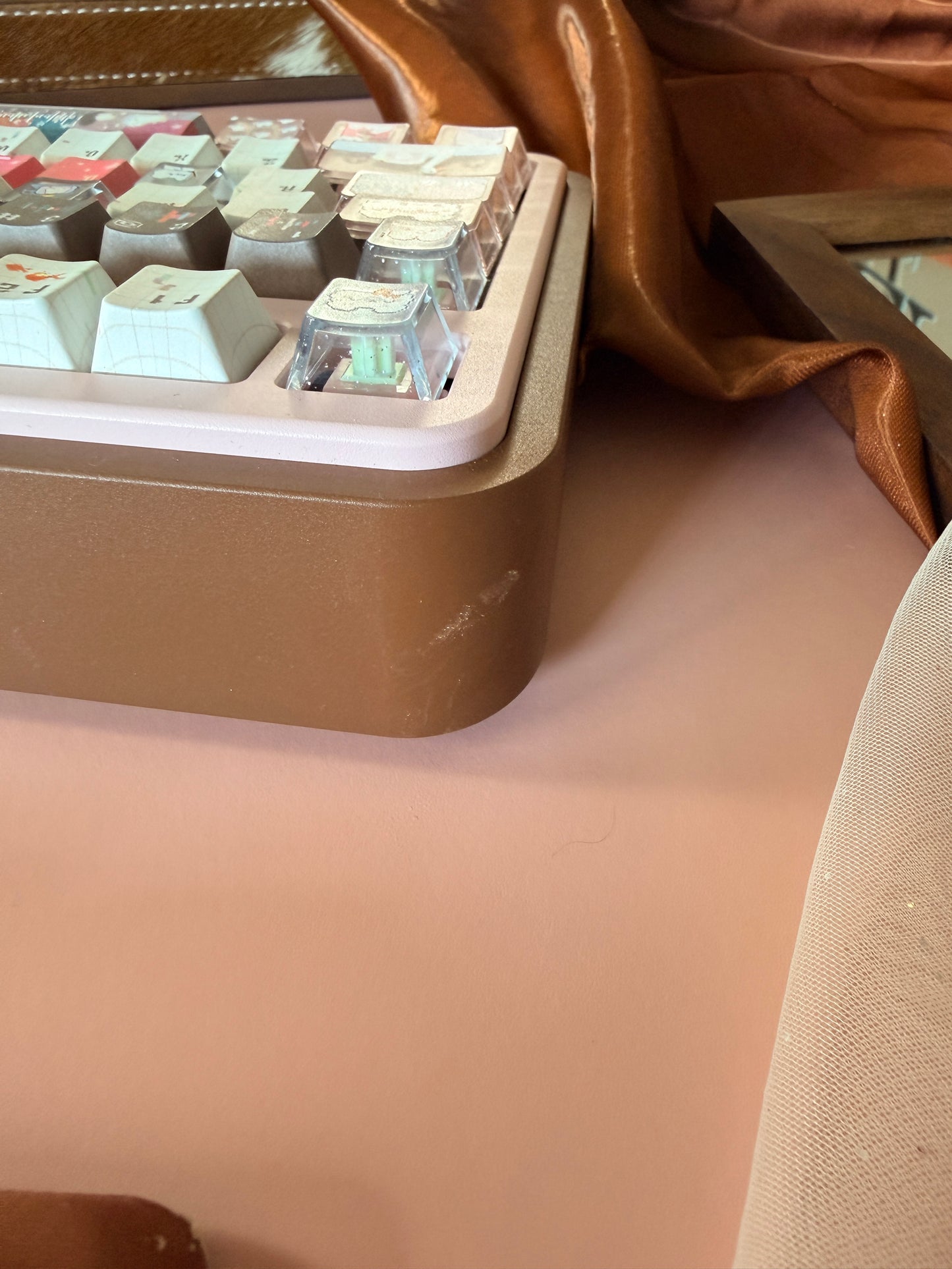 ONLY 1 Instock Prebuilt Aluminum Customized Mechanical Keyboard Rich75 Wireless Set （free wristrest and number pad included as gift）