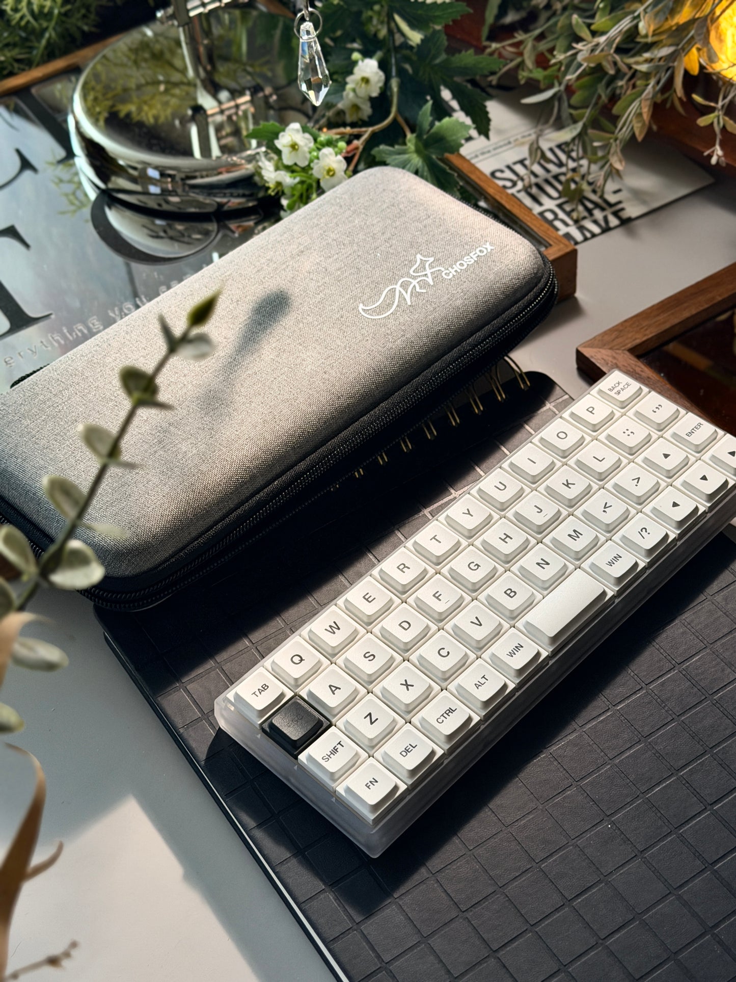 Unboxing Clearance ONLY 1 Instock Chosfox Geonix Rev.2.5 Mini 40% Low-Profile Mechanical Keyboard