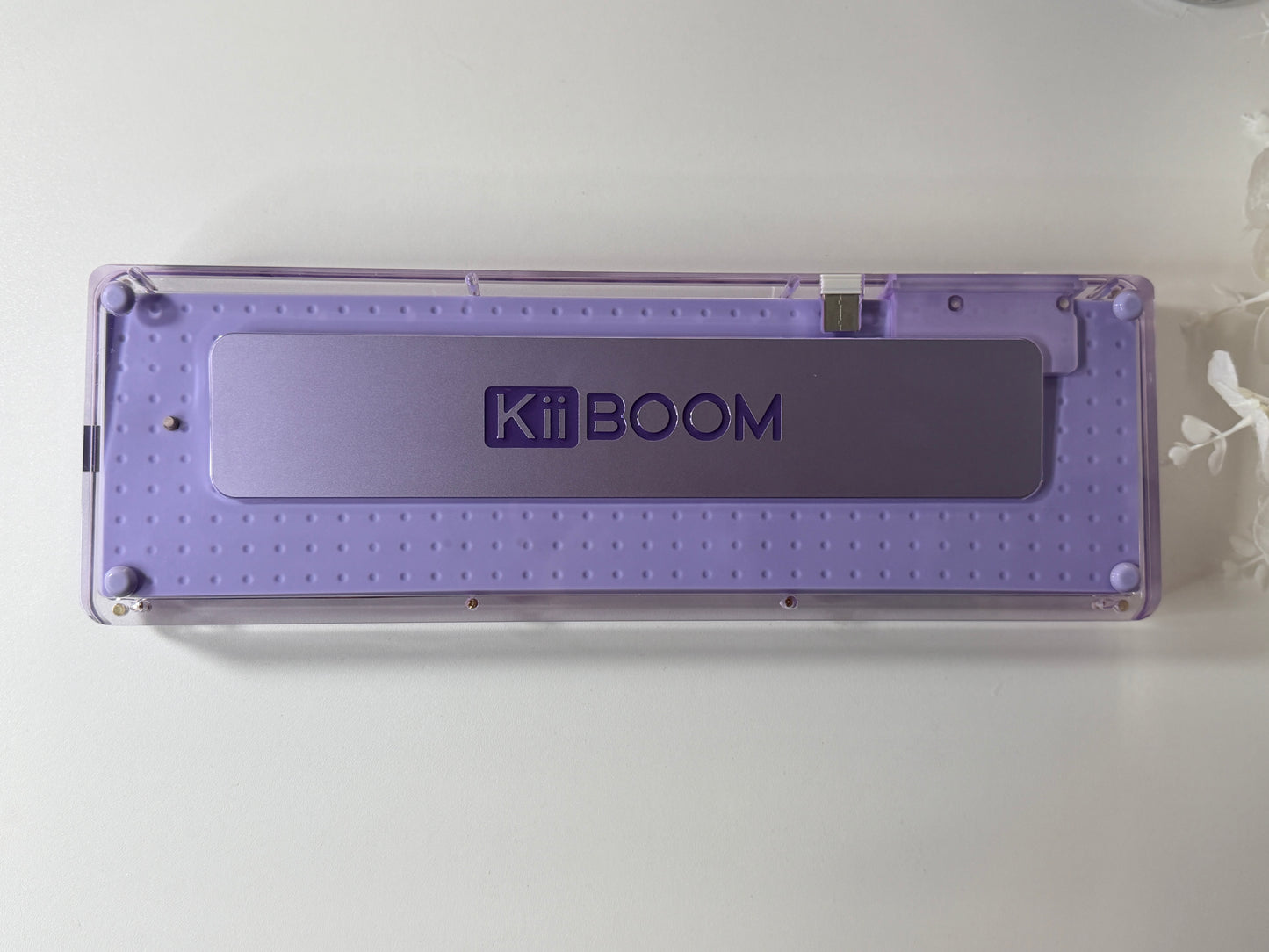 Unboxing For SALEs KiiBOOM Phantom 68 Purple Crystal Mechanical Keyboard + Taro Bobo Keycaps Alpha-A Set & Small Block