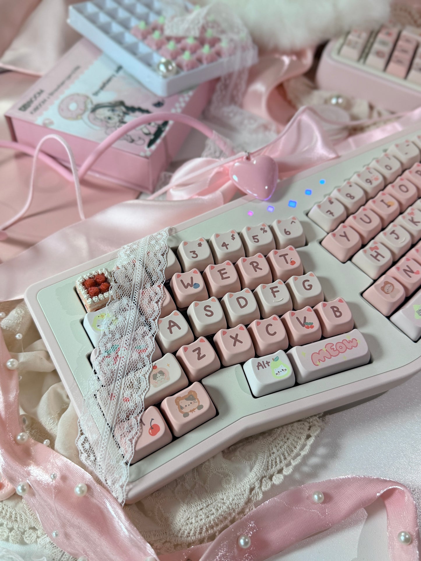 ONLY 1 Instock Prebuilt Aluminum Customized Mechanical Keyboard Staralice Ergonomic Set
