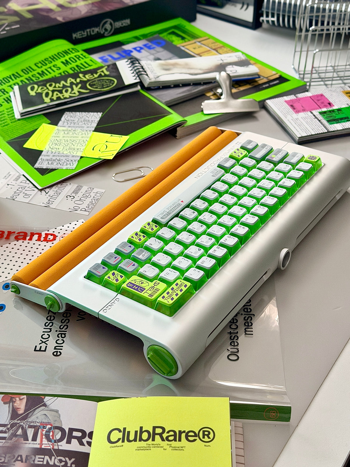 ONLY 1 Instock Prebuilt Aluminum Custom Mechanical Keyboard Ganzo60 Set  | Wireless | Backlit