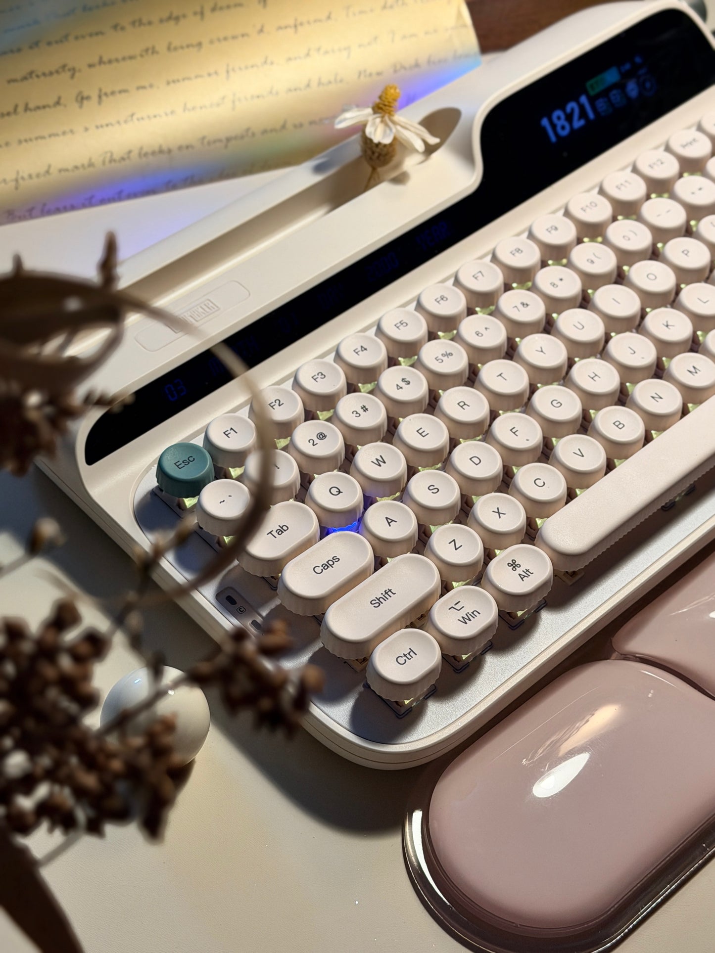 Unboxing Clearance ONLY 1 Instock EPOMAKER Glyph75 Typewriter Mechanical Keyboard