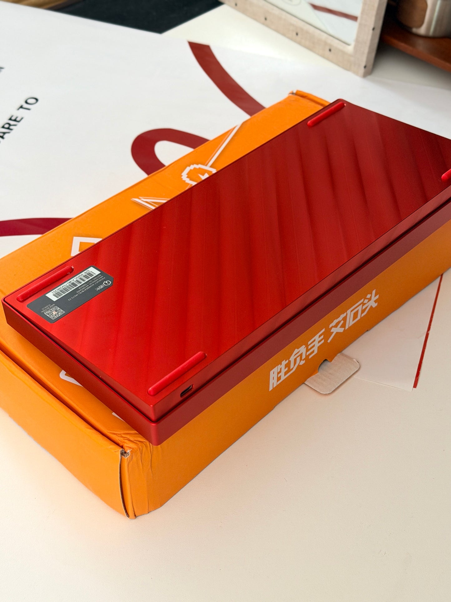 Unboxing Clearance ONLY 1 Instock IROK MG75 V2 HE Anodized Red GAMING Keyboard