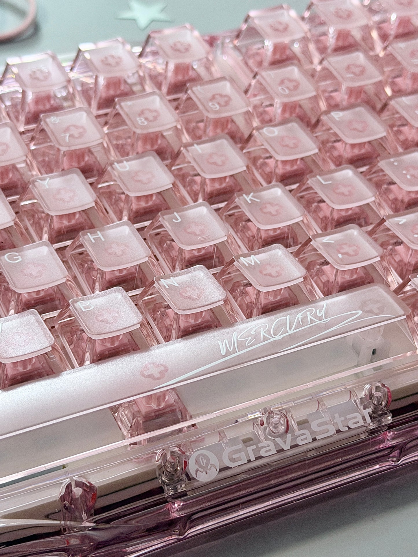 ONLY 1 Unboxing For Clearance Mercury K1 Lite - Crystal RoseMechanical Keyboard