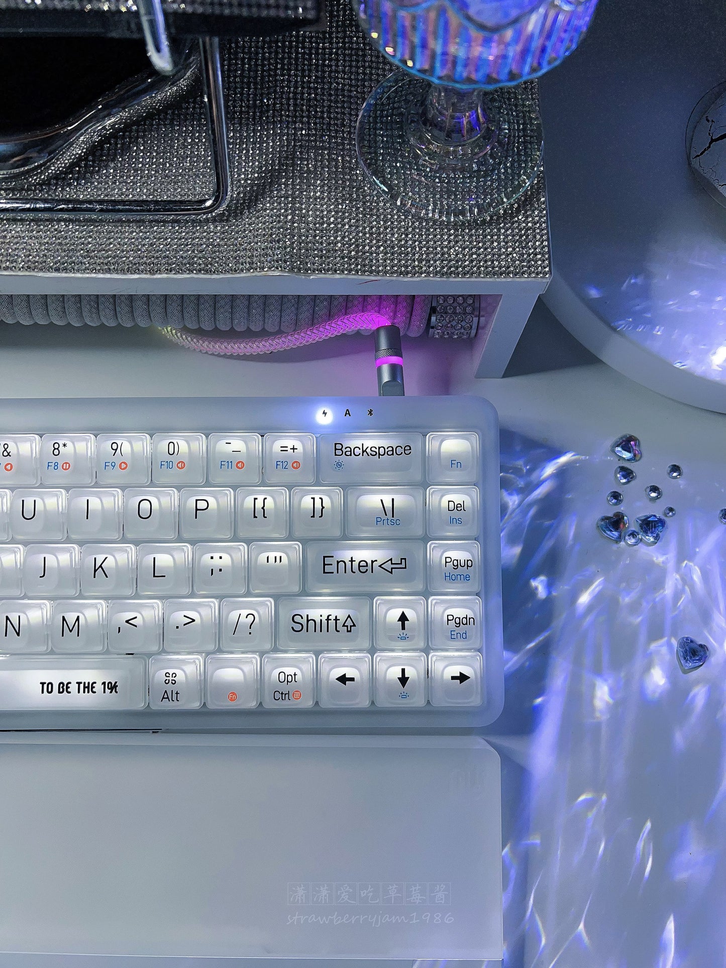 Unboxing Clearance ONLY 1 Instock LOFREE 1% Misty White Foggy Matte Wireless Mechanical Keyboard