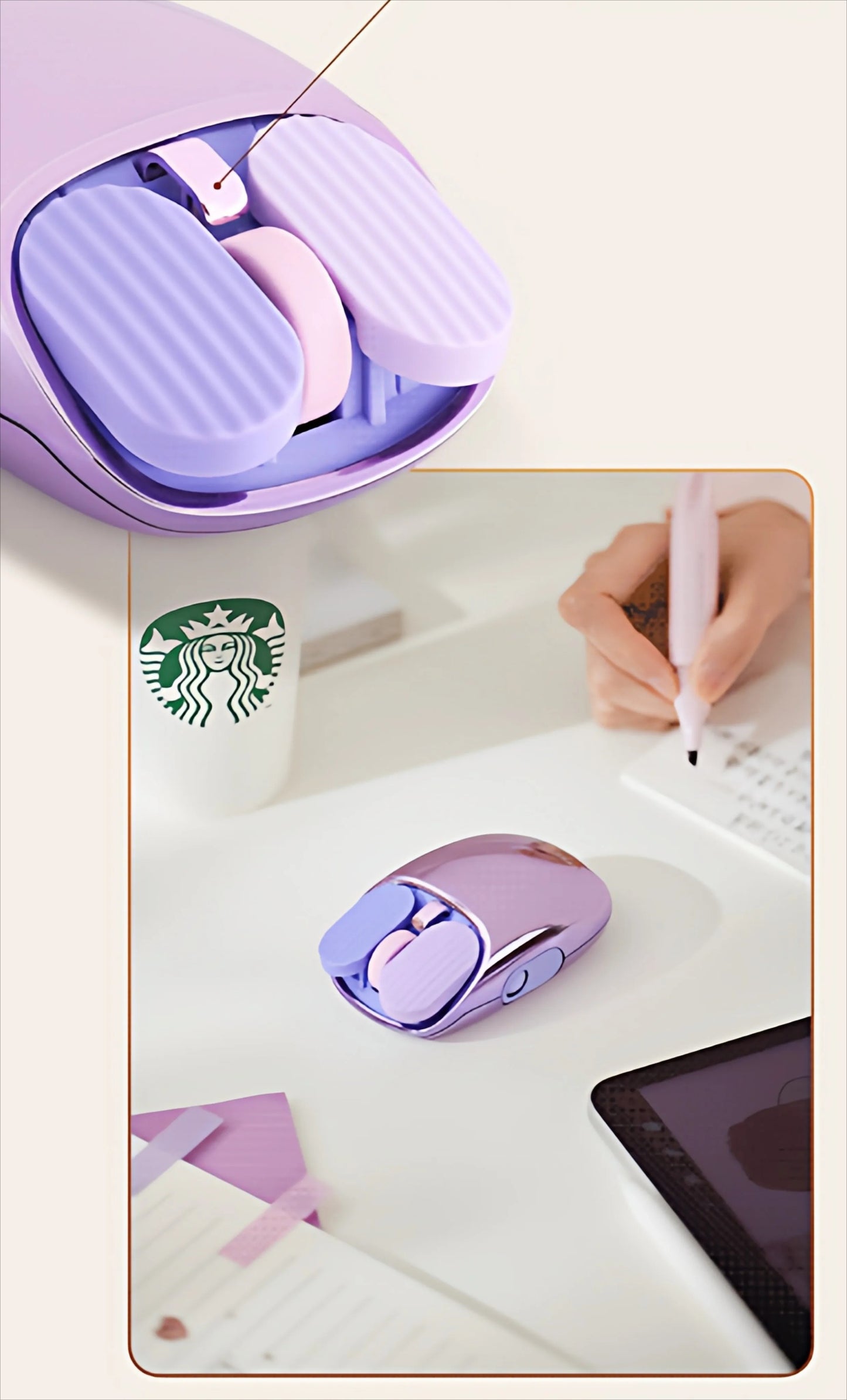 Lofree DOT Coffee Theme Mechanical Keyboard Set For Windows/Mac Tablet Office Bluetooth