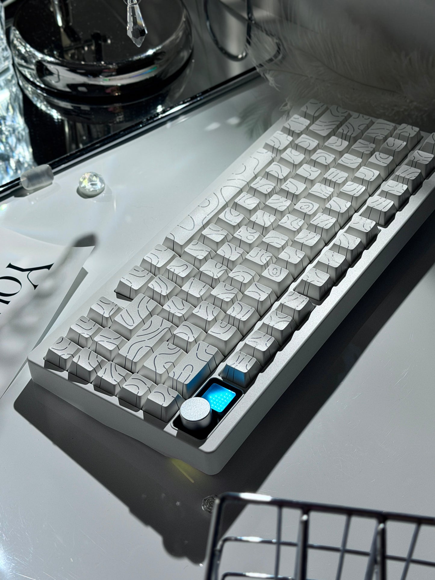 Unboxing ONLY 1 Instock ELECFOX SPECTRA75 Mechanical Gaming Keyboard Wireless RGB Backlight Dot Matrix Display