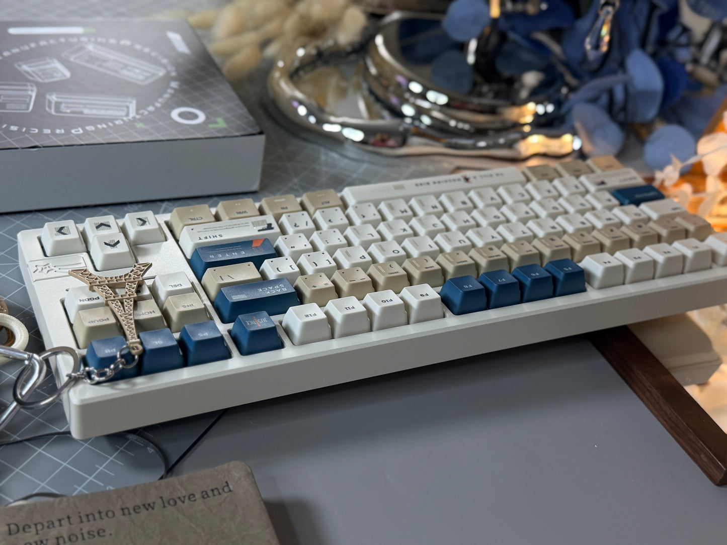 Unboxing For Sales EPOMAKER x Feker Galaxy80 Wireless Mechanical Keyboard➕0248 custom Keycap full set