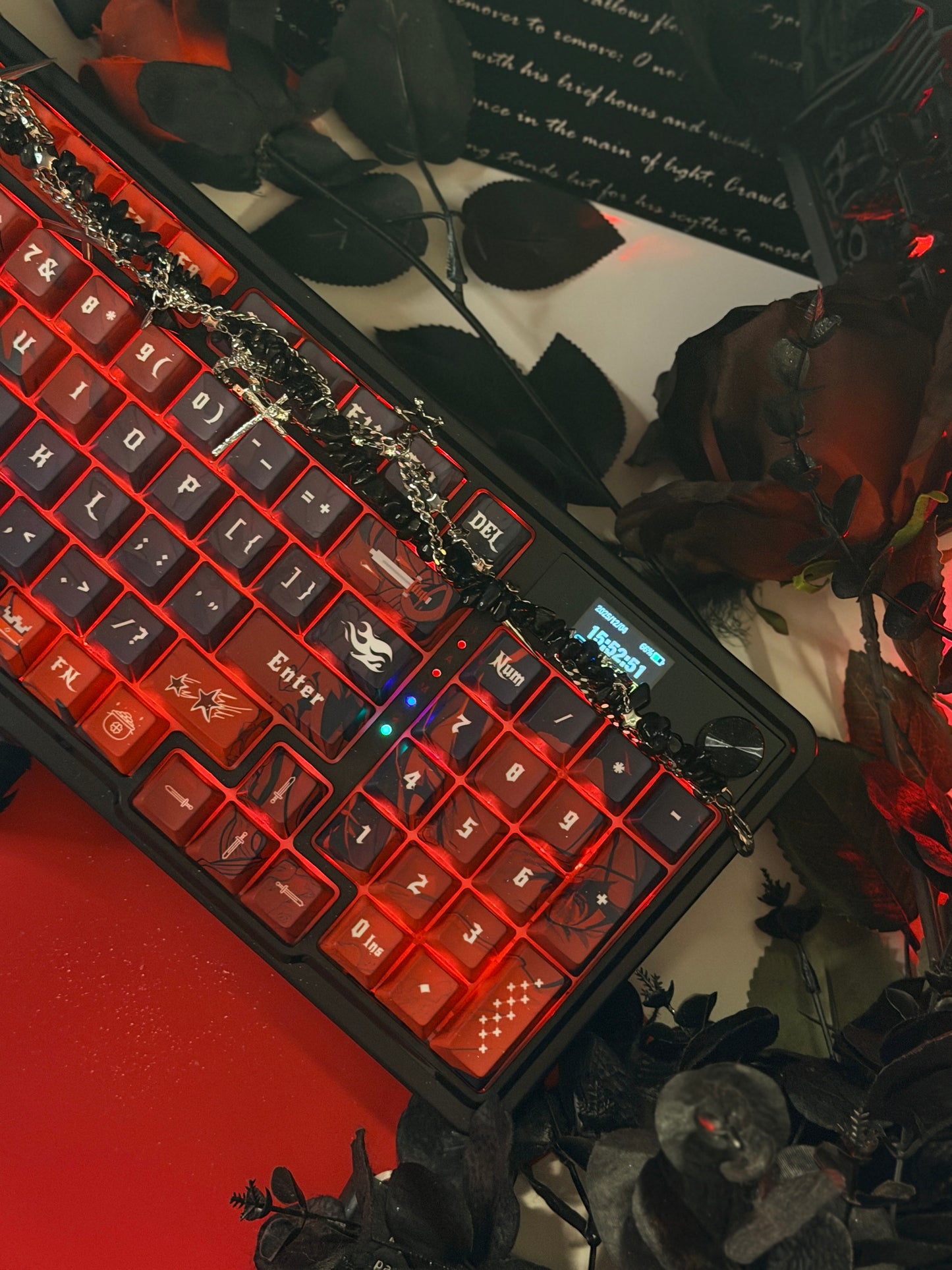 Unboxing For Sales ARTEMIS K719 PRO Anime RGB Gaming Mechanical Keyboard(not including shooting decoration)