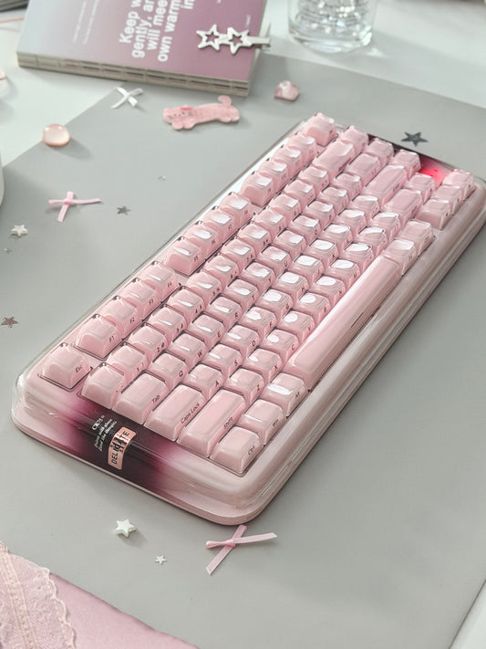 Unboxing Clearance ONLY 1 Instock XVX x CoolKiller CK75 SE Wireless Mechanical Keyboard Pink