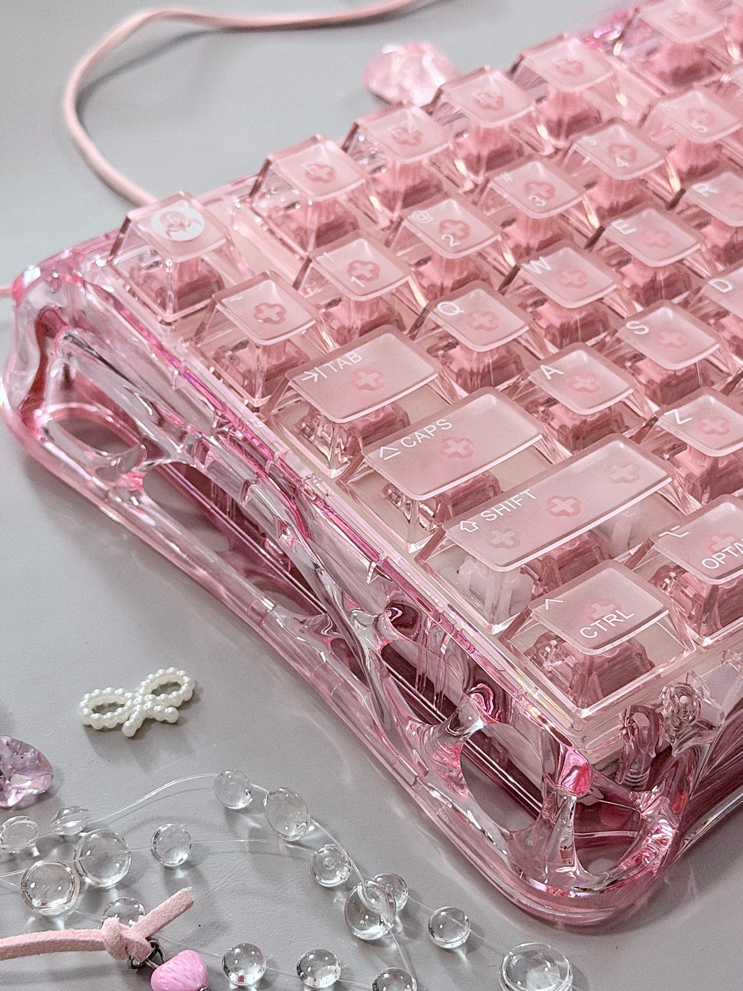 ONLY 1 Unboxing For Clearance Mercury K1 Lite - Crystal RoseMechanical Keyboard
