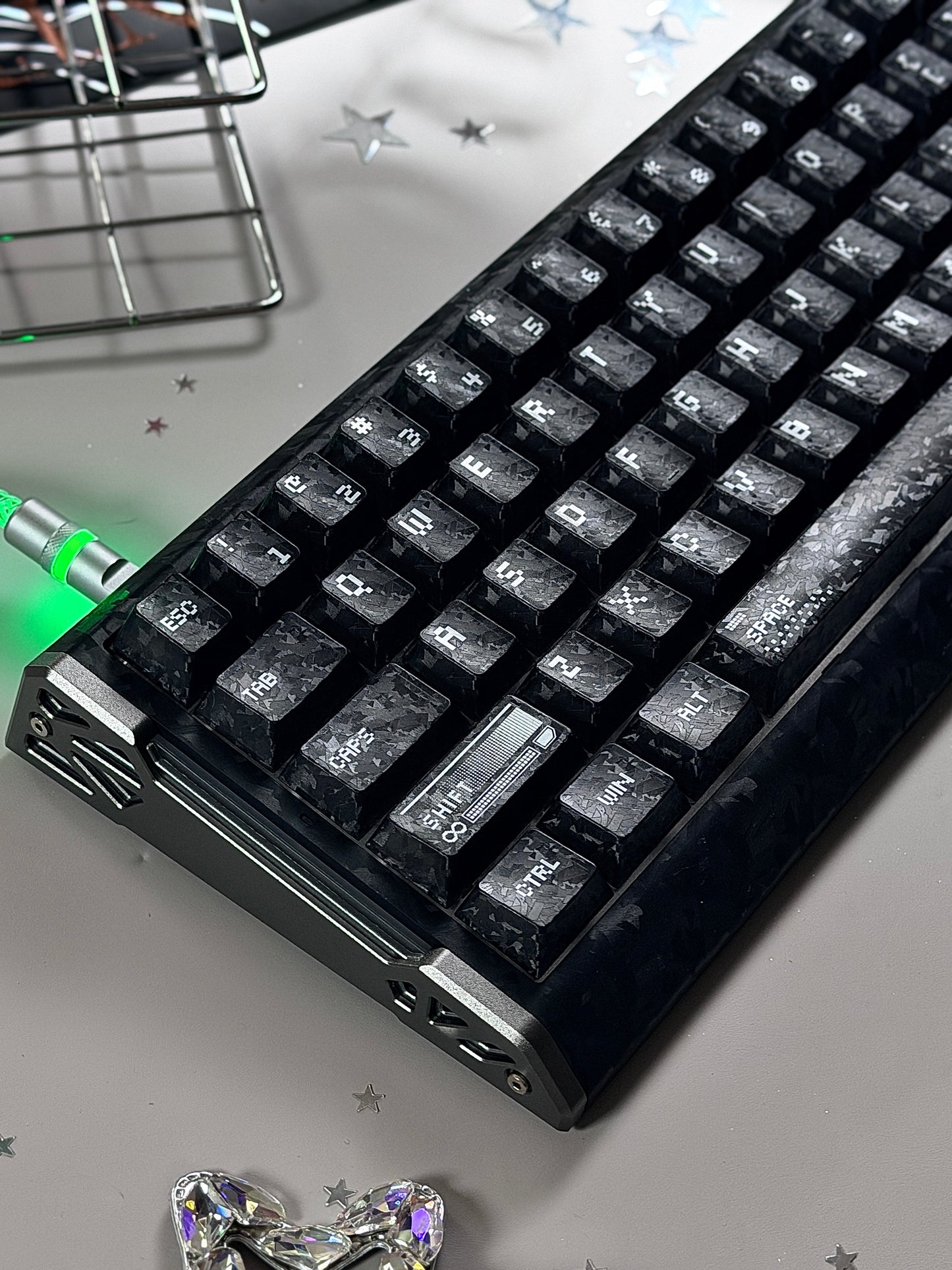 Unboxing Clearance ONLY 1 Instock ATTACK SHARK R68 HE Carbon Fiber Rapid Trigger Gaming Keyboard Magnetic Switch