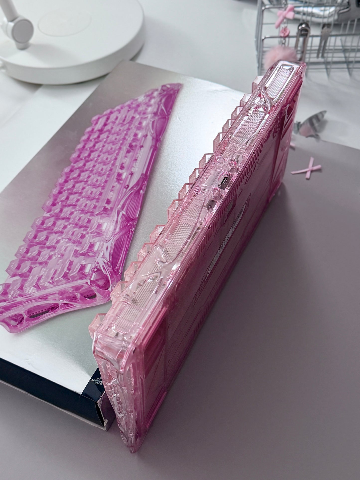 ONLY 1 Unboxing For Clearance Mercury K1 Lite - Crystal RoseMechanical Keyboard