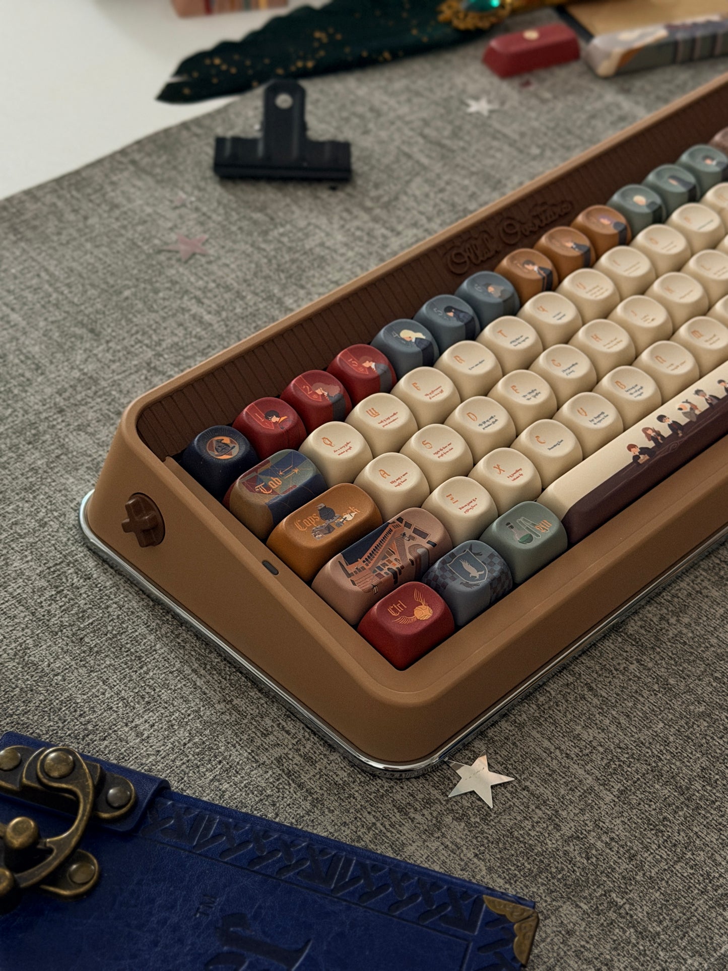 ONLY 1 Instock Olleh65 Prebuilt Aluminum Custom Mechanical Keyboard Brown Set