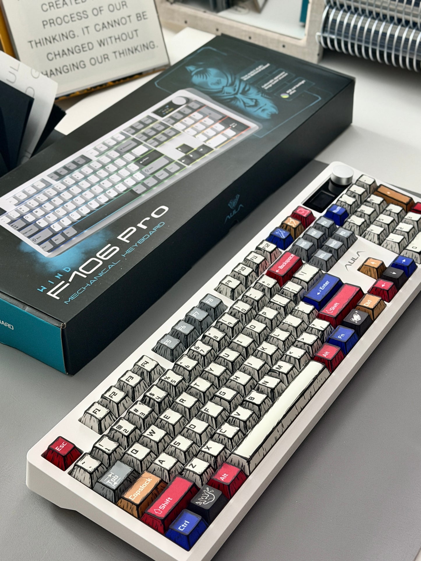 Unboxing Clearance ONLY 1 Instock AULA F106 PRO Wireless Mechanical Keyboard