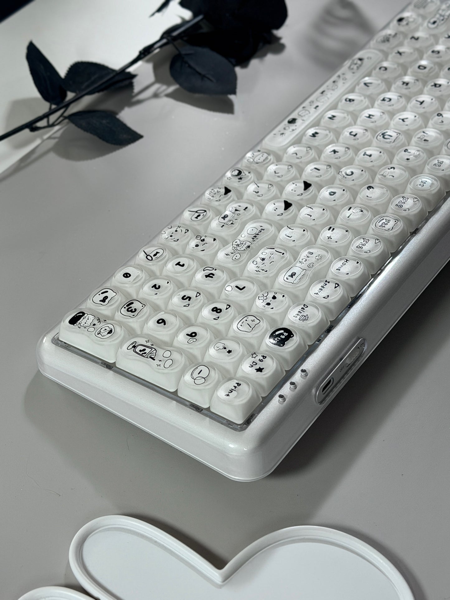 Unboxing Clearance ONLY 1 Instock MechLands X Maorbeng X100 PRO Membrane Keyboard with Number Pad RGB Backlits Wireless