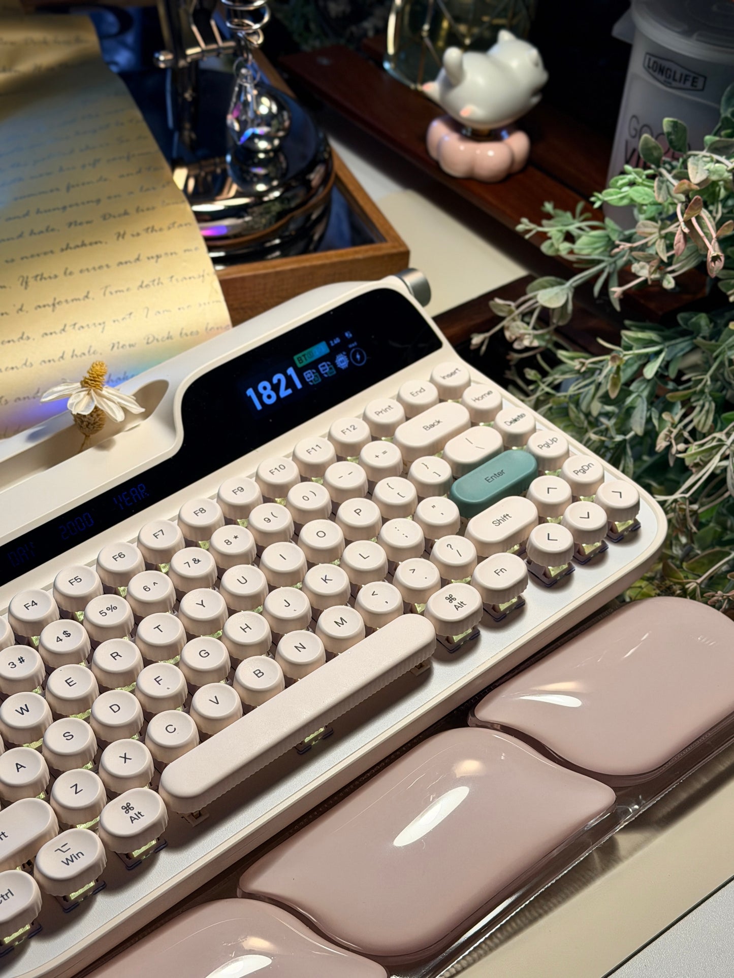 Unboxing Clearance ONLY 1 Instock EPOMAKER Glyph75 Typewriter Mechanical Keyboard