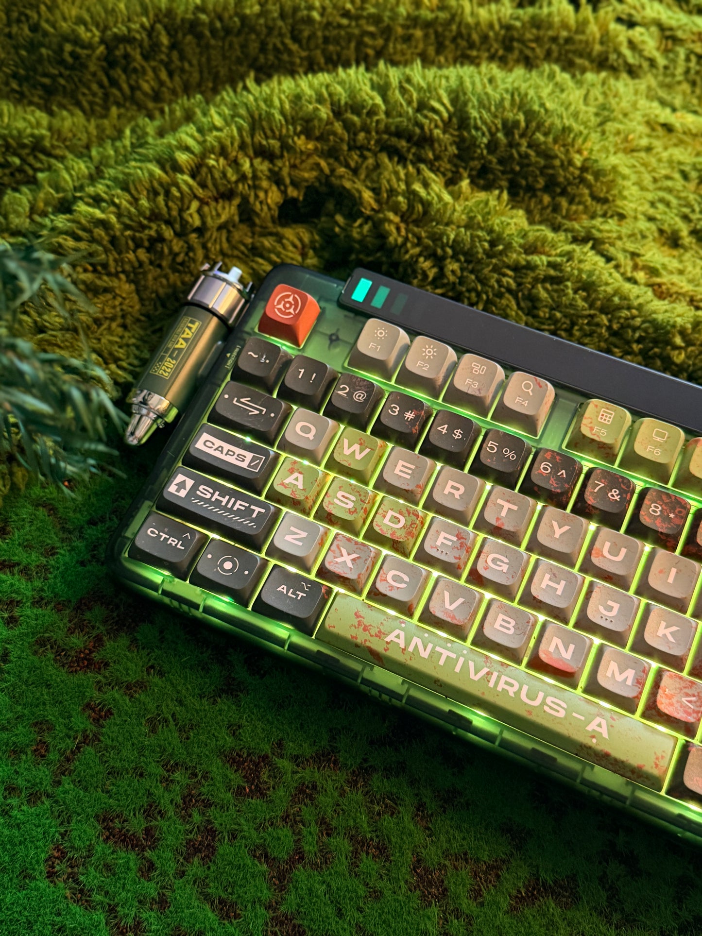 Unboxing Sample For Sale ONLY 1 Instock Keysme Lunar 01 Green Mechanical Keyboard- Ghost Ship
