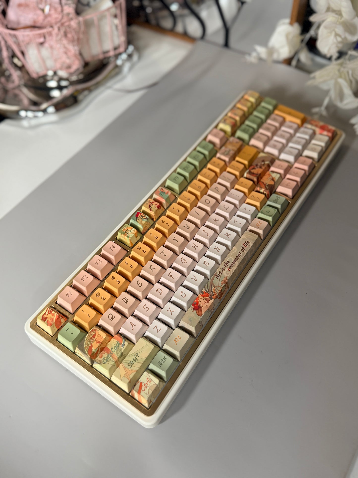 Unboxing For Sales Varmilo Minilo98 Pro Hot-swappable mechanical keyboard Mucha Keycaps