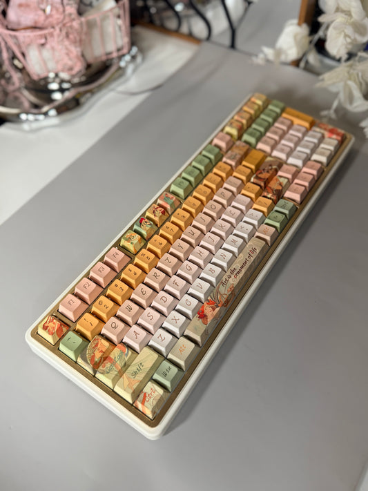 Unboxing For Sales Varmilo Minilo98 Pro Hot-swappable mechanical keyboard Mucha Keycaps
