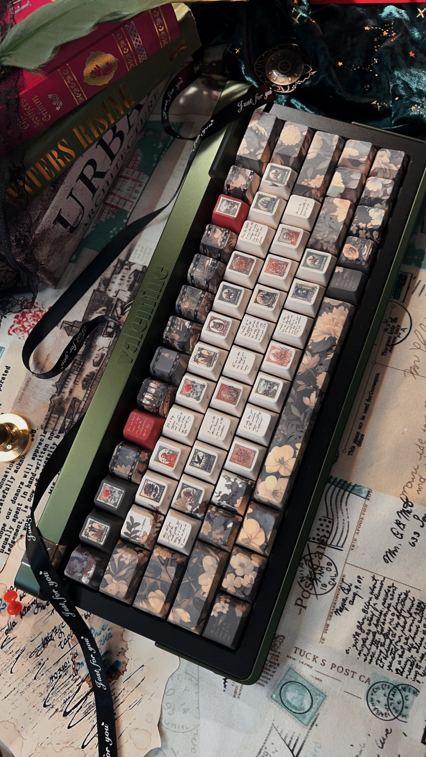 【Only 1 In-stock】Prebuilt JOJO R63 Dark Green Aluminum Customized Mechanical Keyboard