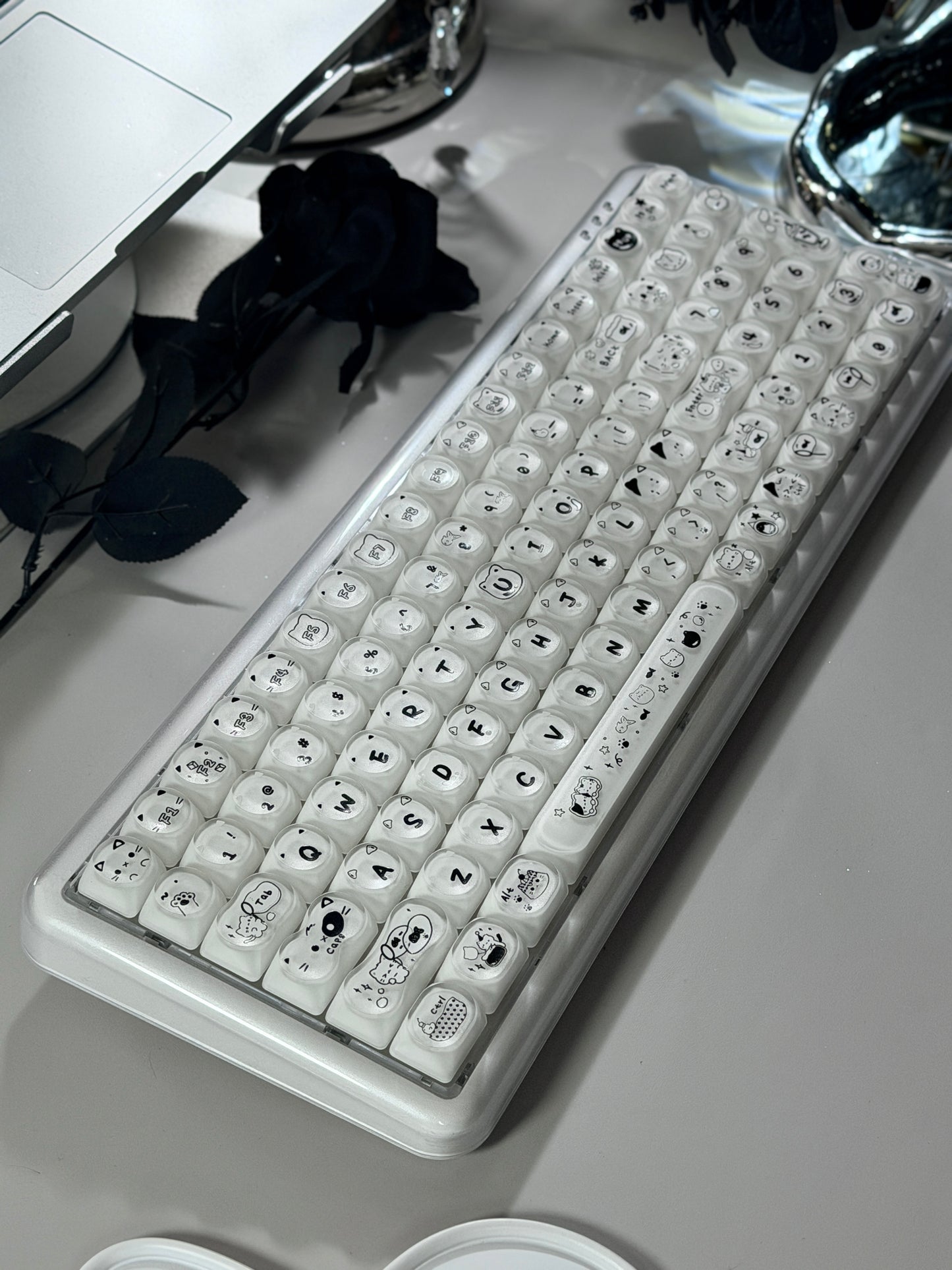 Unboxing Clearance ONLY 1 Instock MechLands X Maorbeng X100 PRO Membrane Keyboard with Number Pad RGB Backlits Wireless