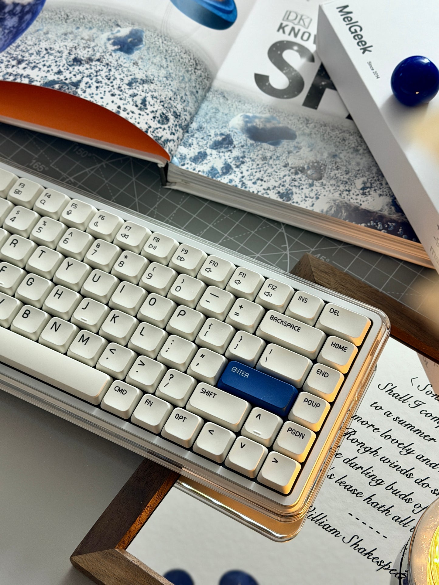 Unboxing Clearance ONLY 1 Instock MelGeek O2 Quiet Wireless Keyboard Low-Profile