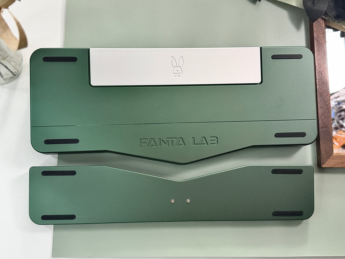 ONLY 1 Instock Prebuilt Aluminum Custom Mechanical Keyboard Vlice Anordized Green Set（free Keycaps & switches, not including number pad）