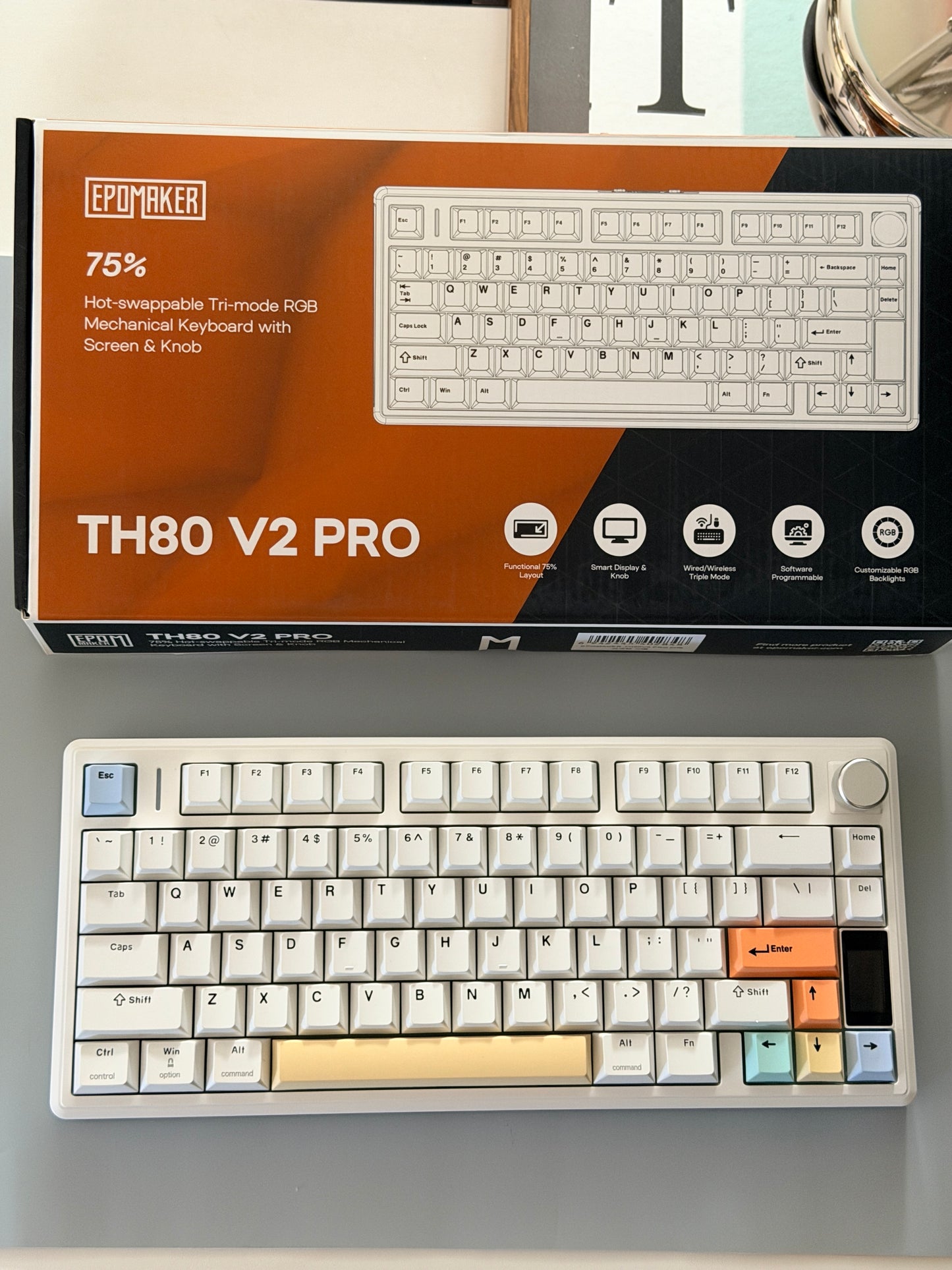 Unboxing Sample For Sale ONLY 1 Instock EPOMAKER TH80 V2 PRO Wireless Gaming Mechanical Keyboard