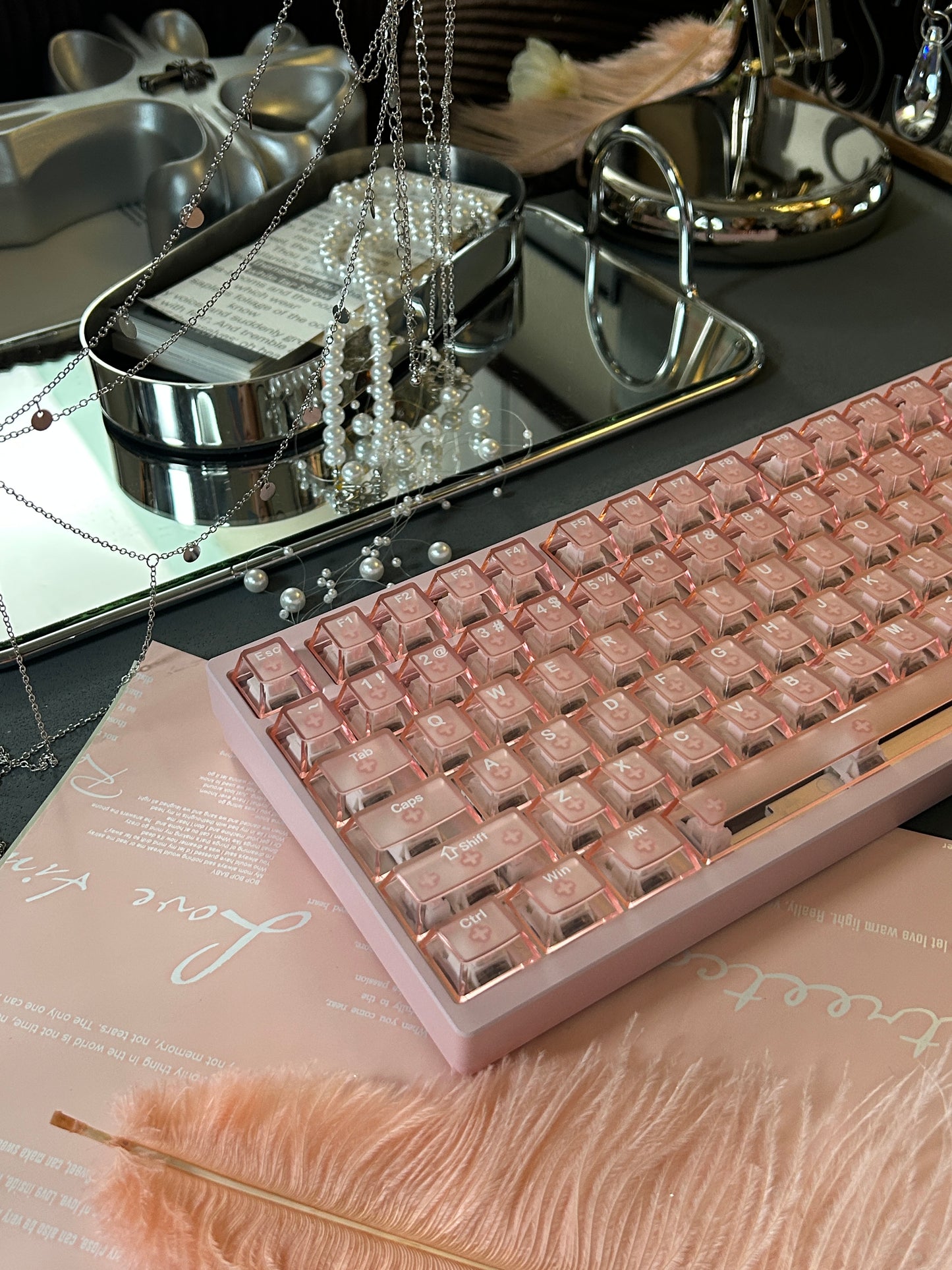 Unboxing Sample For Sales ONLY 1 Instock Pink Irok Mg75 Pro Aluminum Magnetic Mechanical Keyboard Gaming 0.005mm 8k Polling Rate Rapid Trigger Rgb Hotswap Gamer Keyboard