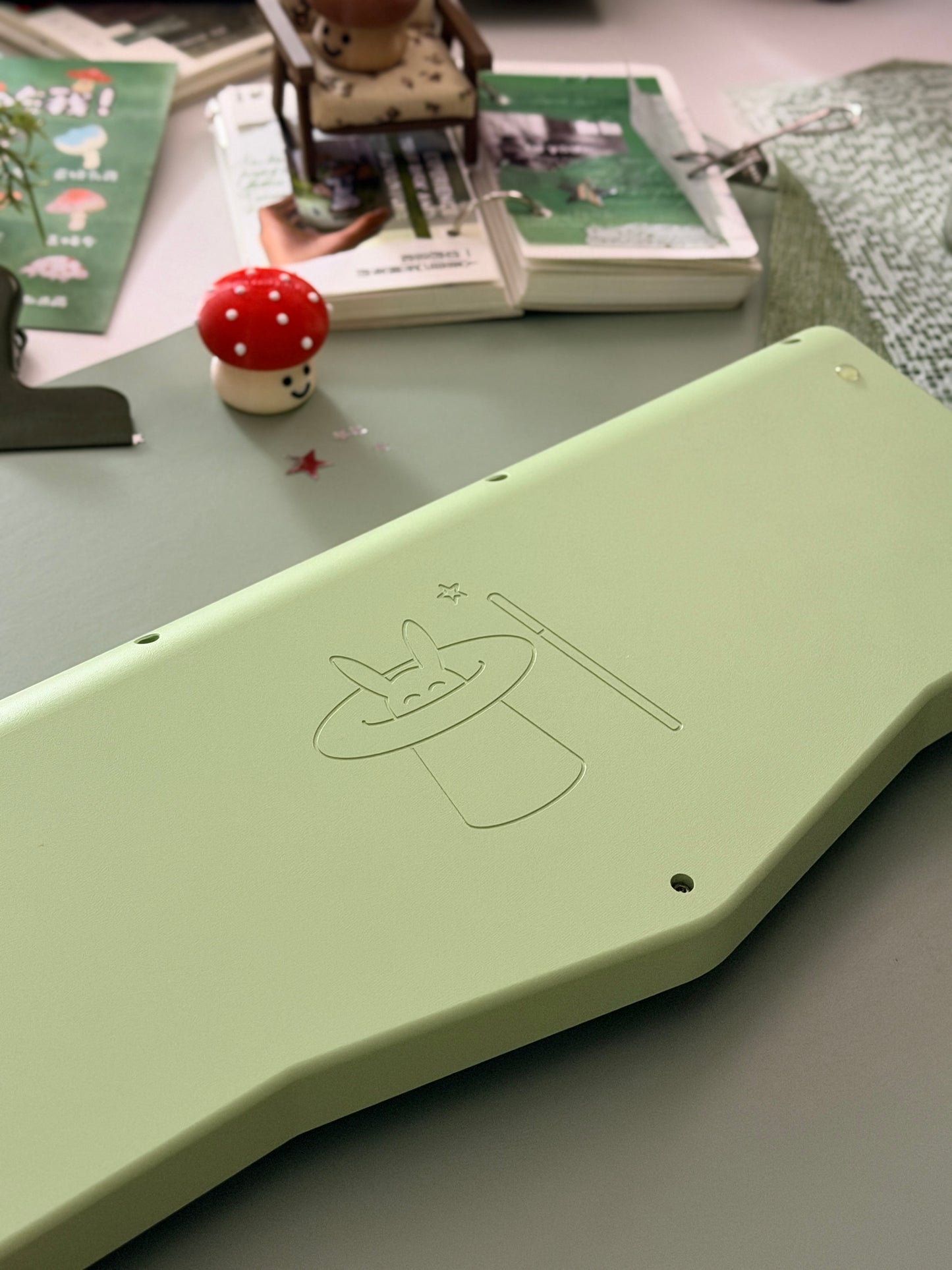 ONLY 1 Instock Prebuilt Aluminum Custom Mechanical Keyboard Green Vlice Ergonomic Set