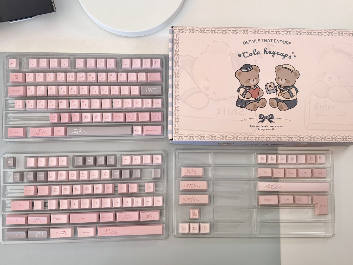 ONLY 1 Instock Prebuilt Aluminum Custom Mechanical Keyboard Targa98 Pink Set