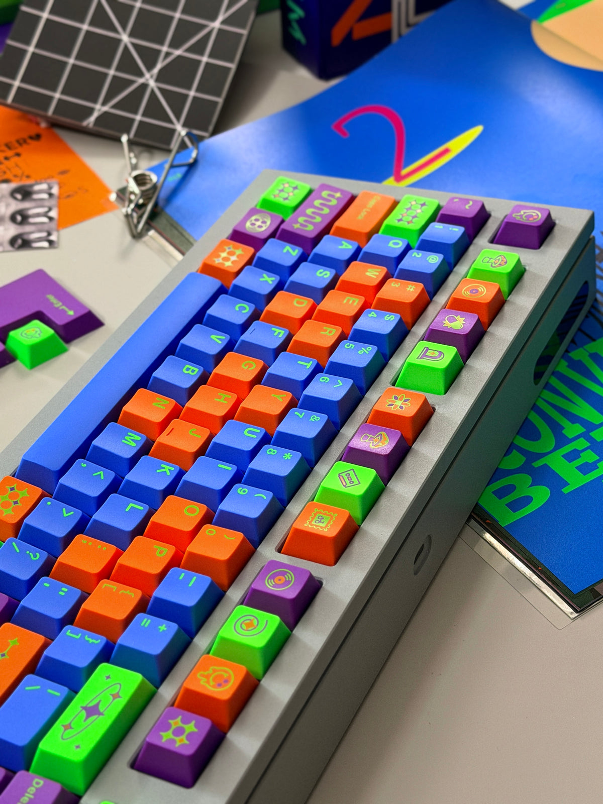 ONLY 1 Instock Dry Studio ATM98Misty Dusk Star Ring RGB Backlit Wireless Aluminum Mechanical