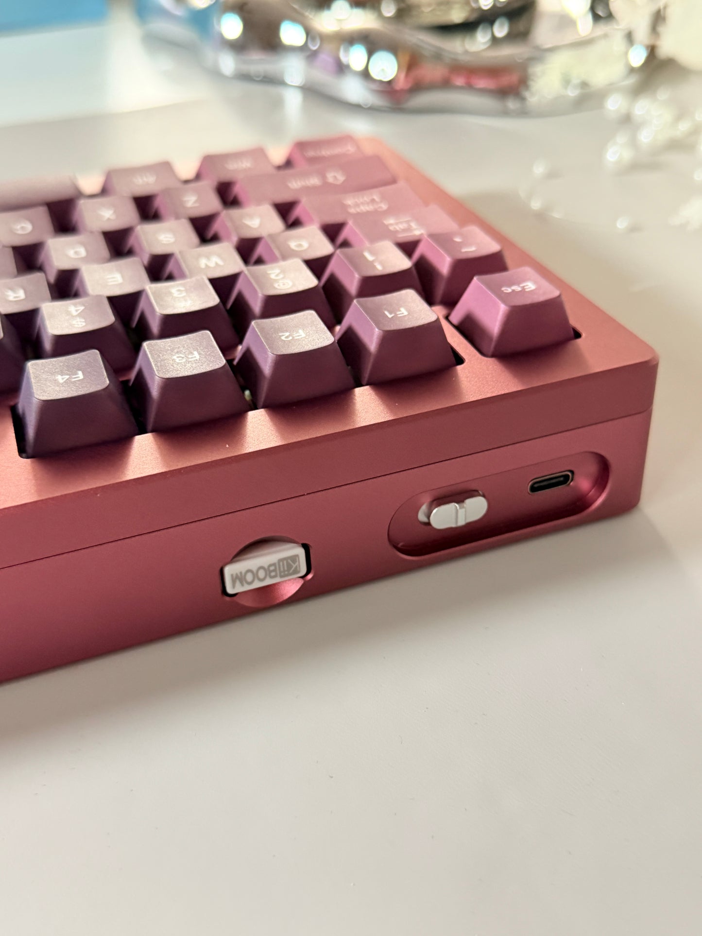 Unboxing For SALEs LOOP75 Aluminum Mechanical Keyboard KiiBOOM Matcha Latte Switches