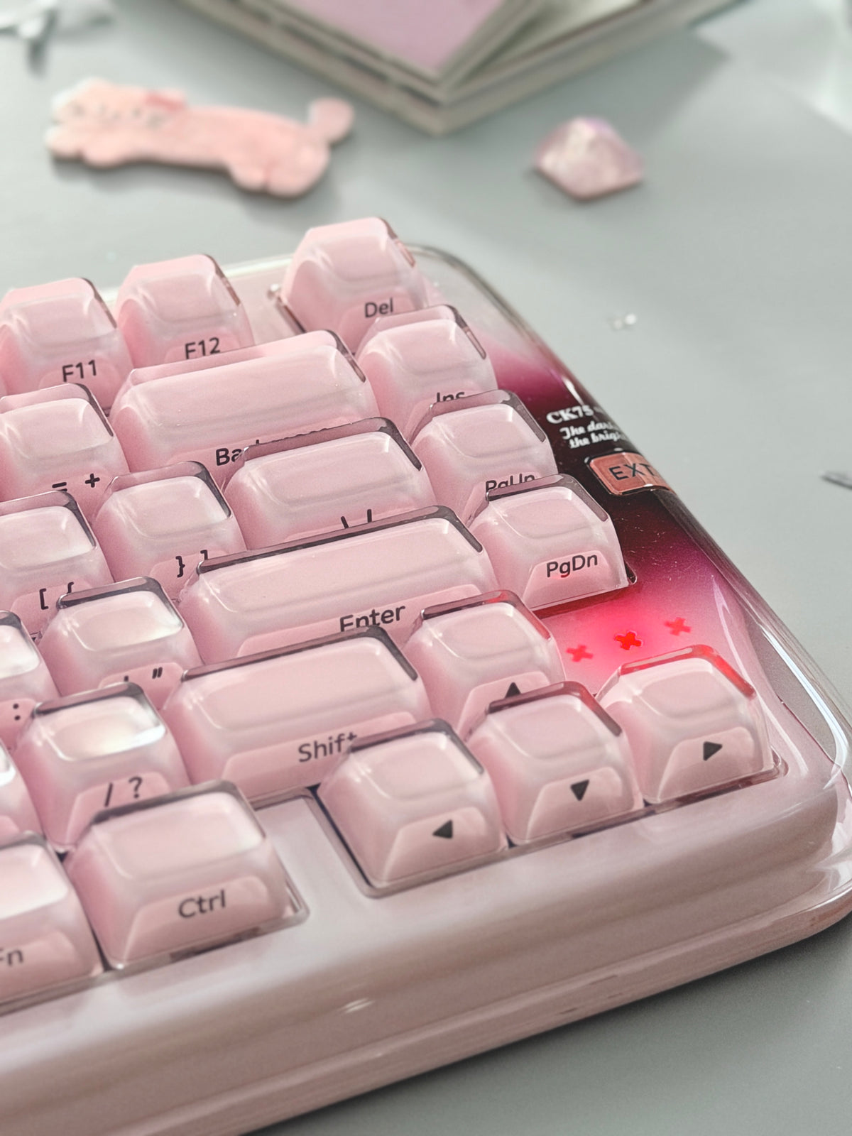 Unboxing Clearance ONLY 1 Instock XVX x CoolKiller CK75 SE Wireless Mechanical Keyboard Pink