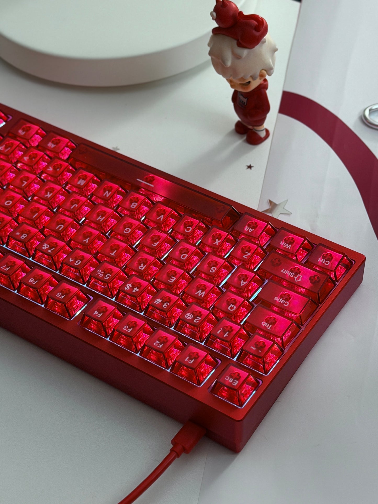 Unboxing Clearance ONLY 1 Instock IROK MG75 V2 HE Anodized Red GAMING Keyboard