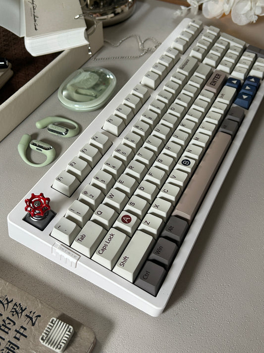 Unboxing Sample For Sales ONLY 1 Instock EPOMAKER EK98 Wireless Mechanical Keyboard, Tri-Mode Bluetooth/2.4Ghz/USB-C Wired, Hot Swappable Creamy Switch, RGB Backlit Custom (White, Mulan Switch)