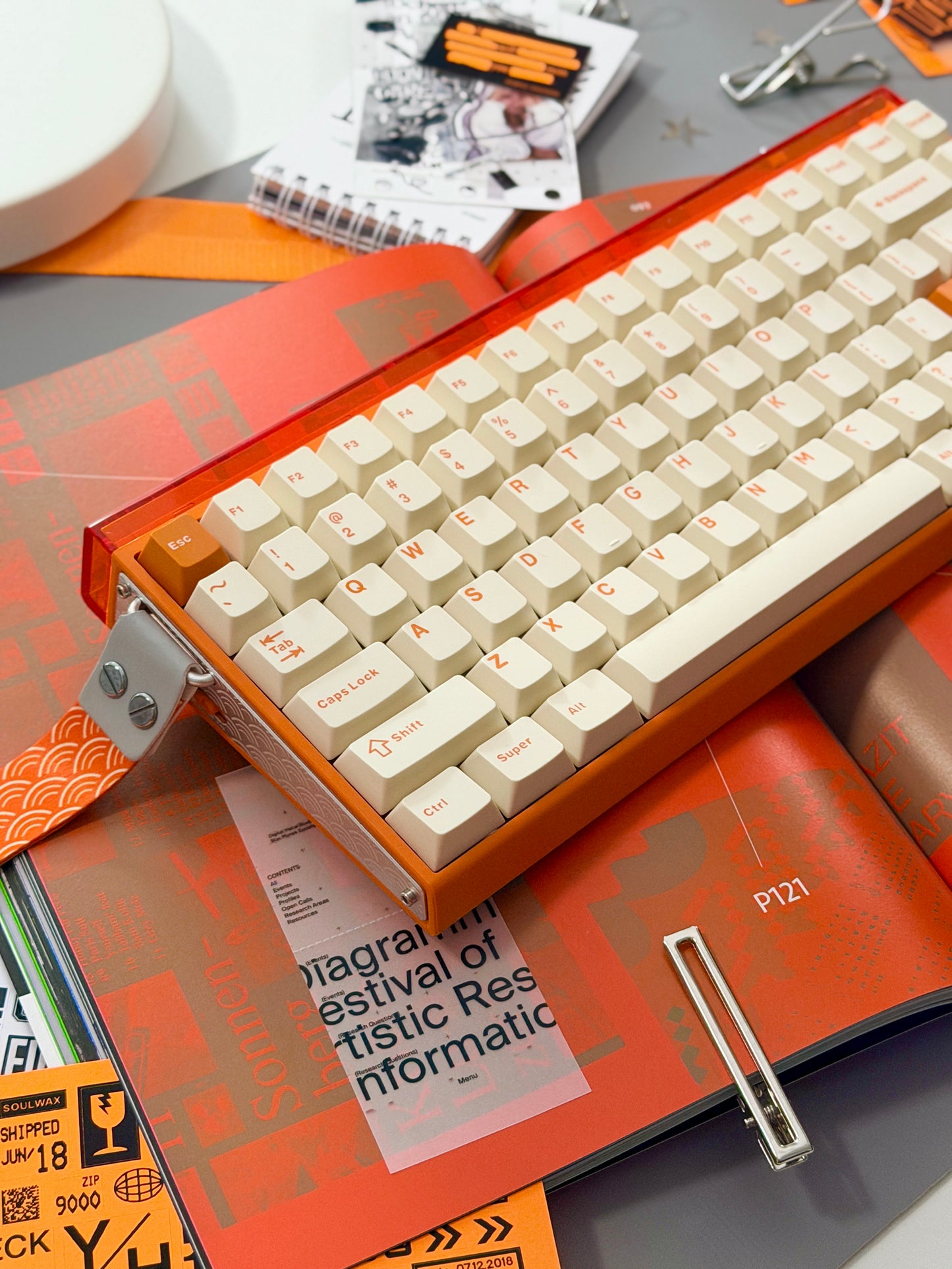 Unboxing Sample For Sales ONLY 1 Instock Orange AULA Hero 75 HE Tri-Mode Magnetic Keyboard