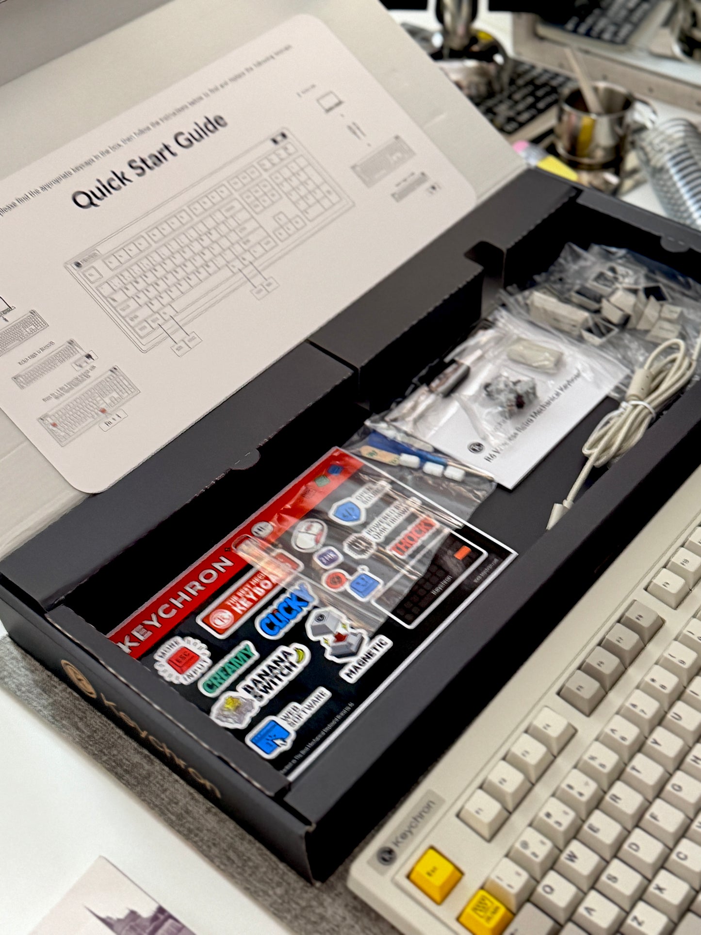 Unboxing Clearance ONLY 1 Instock Keychron R6 QMK Wireless Mechanical Keyboard