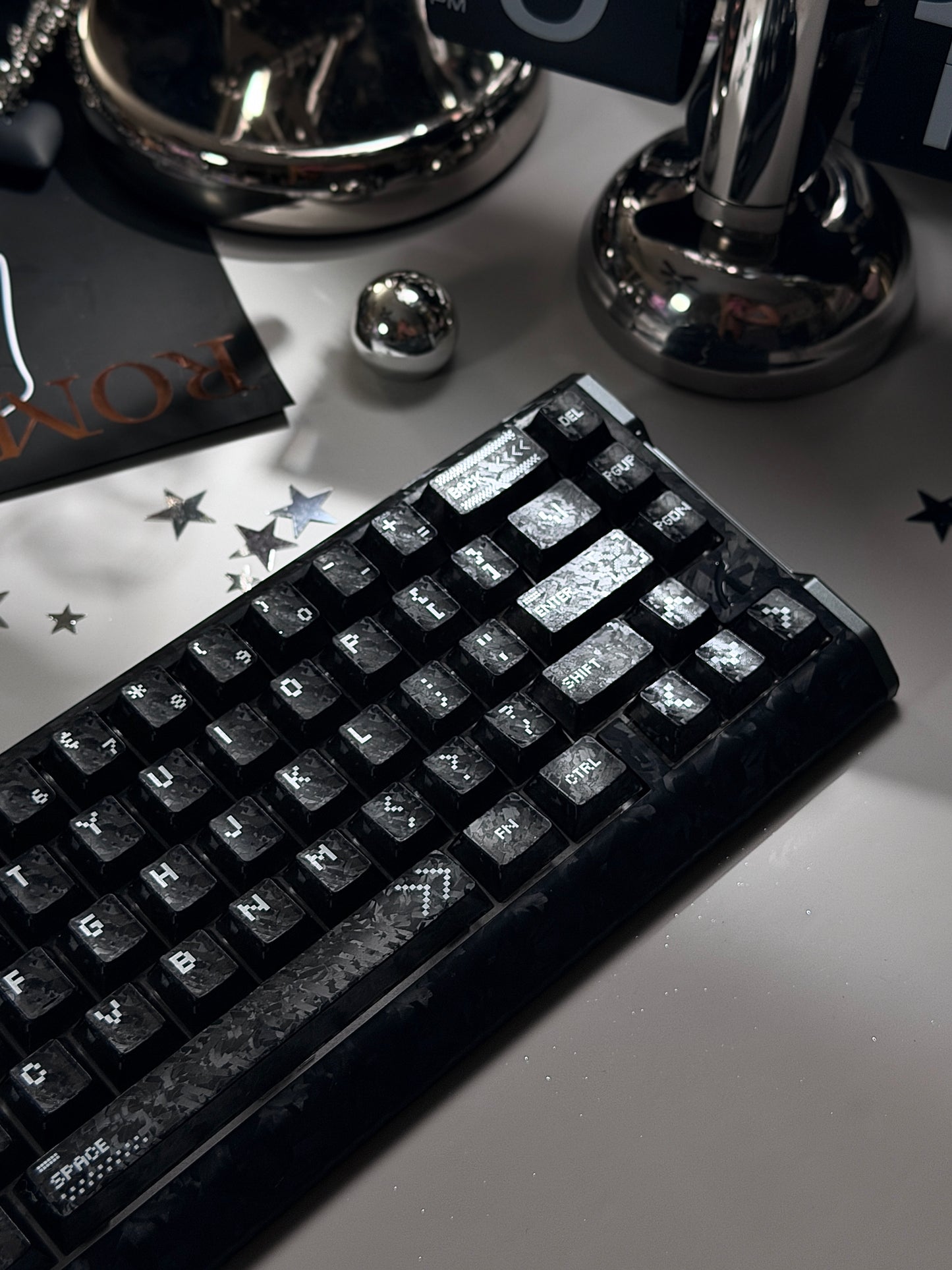Unboxing Clearance ONLY 1 Instock ATTACK SHARK R68 HE Carbon Fiber Rapid Trigger Gaming Keyboard Magnetic Switch