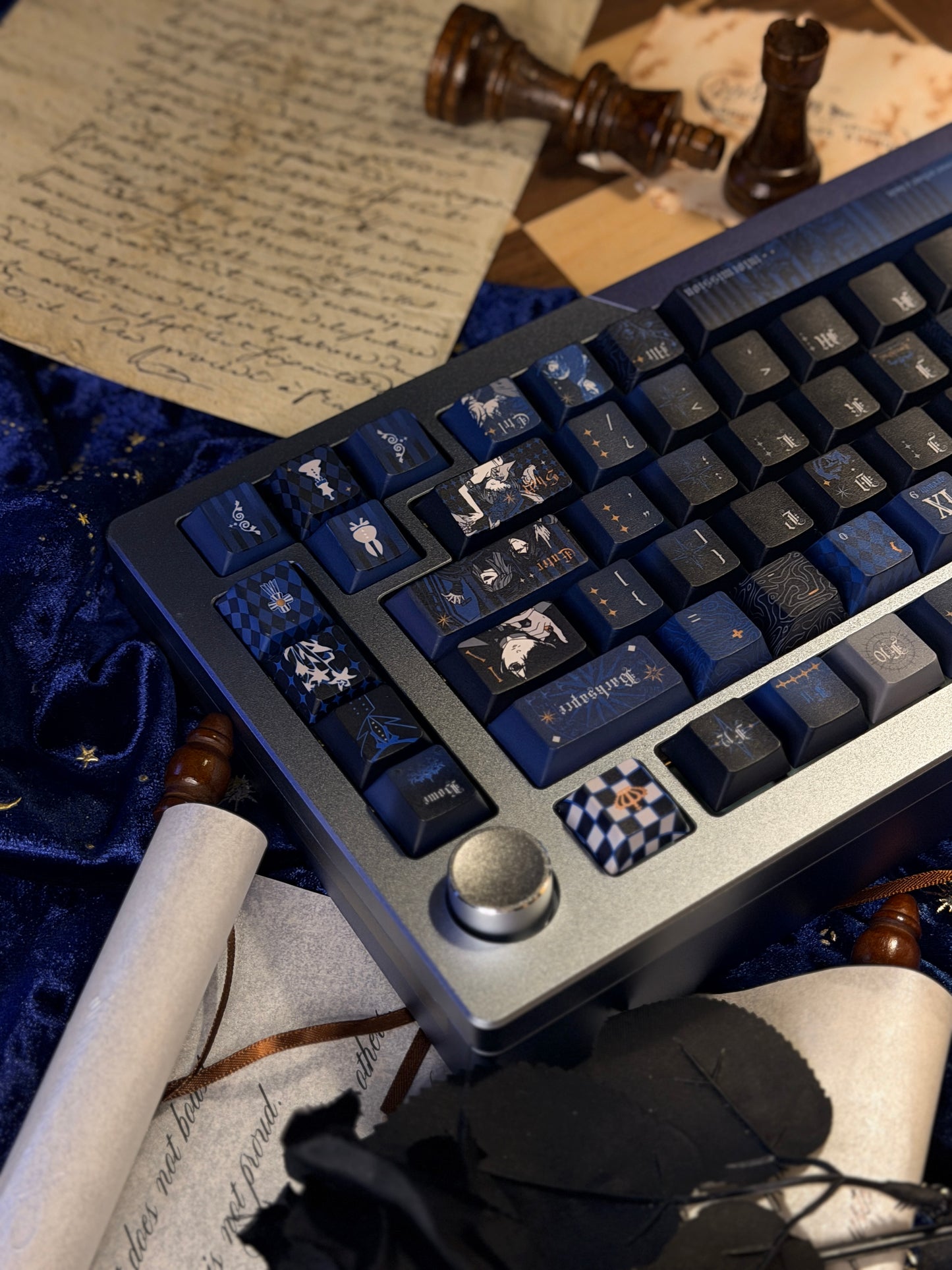 Unboxing For SALEs KiiBOOM LOOP75
Hotswappable Aluminum Gasket Mechanical Keyboard Silver Blue（not including the Wristrest）