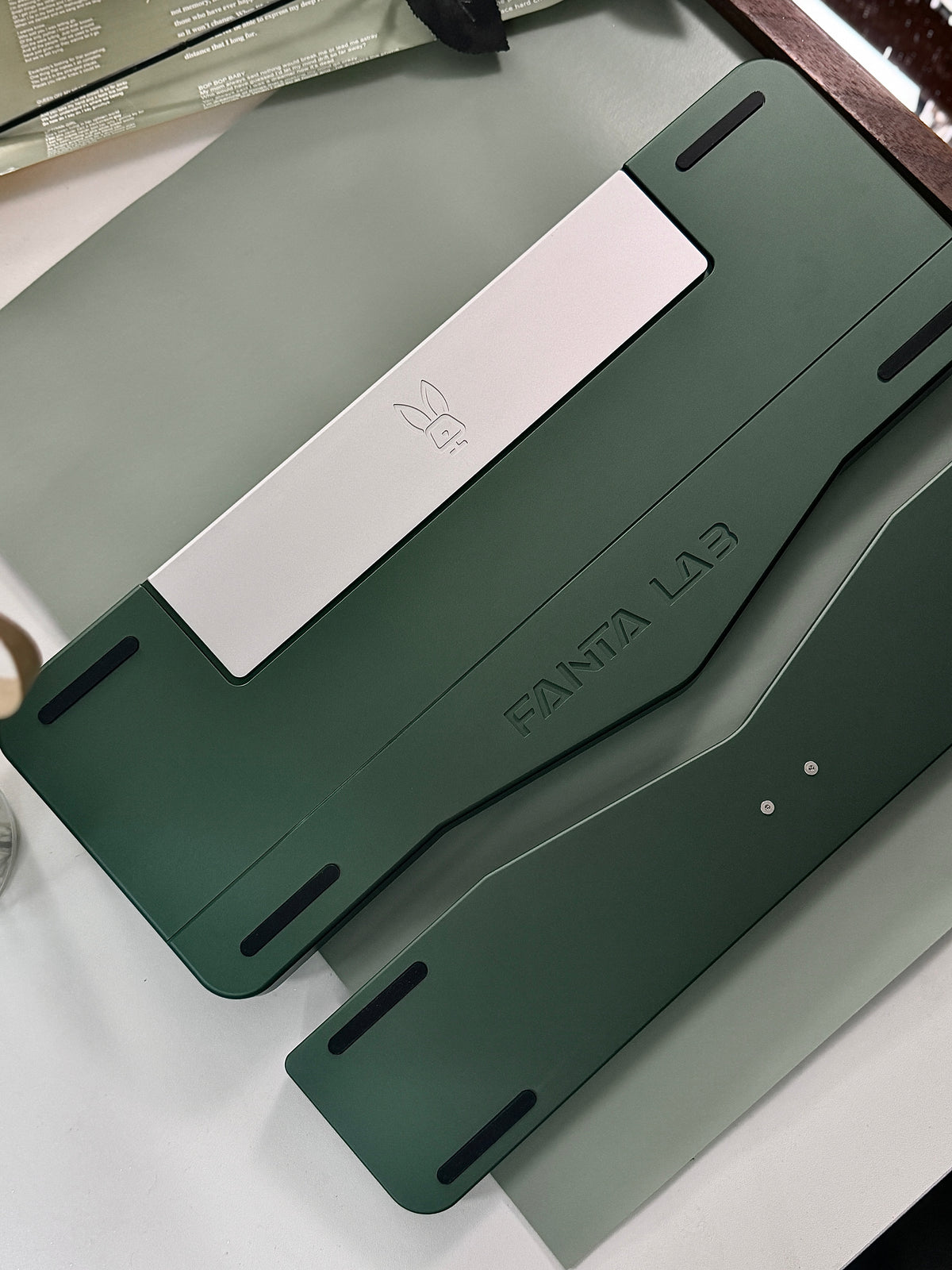 ONLY 1 Instock Prebuilt Aluminum Custom Mechanical Keyboard Vlice Anordized Green Set（free Keycaps & switches, not including number pad）