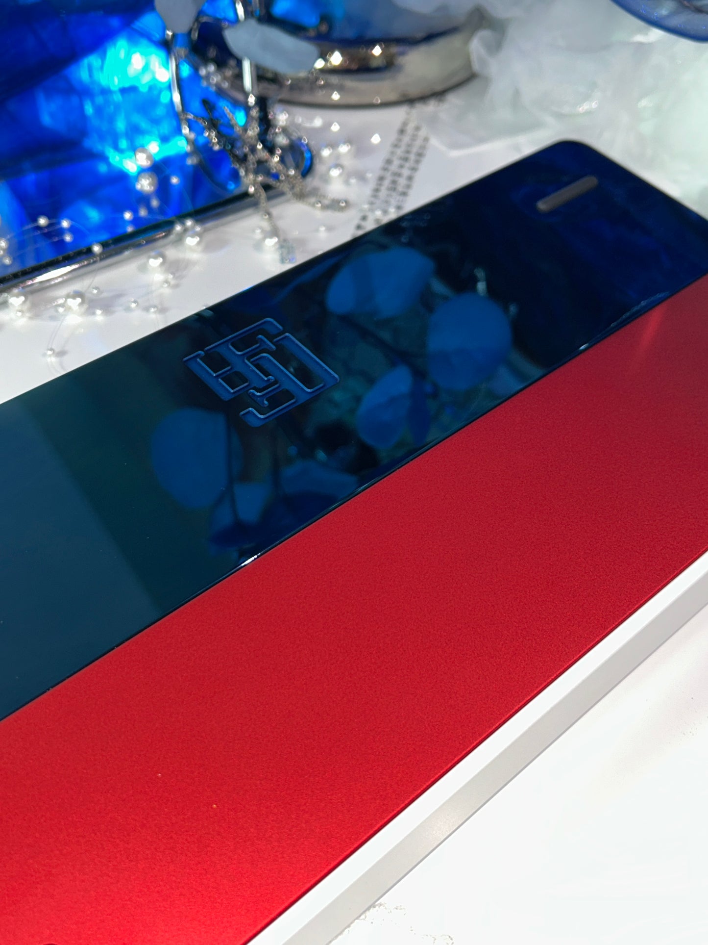 ONLY 1 Instock Prebuilt Aluminum Customized Mechanical Keyboard Buff75 Cold White With Cerakey Year of the snake ceramic Keycaps