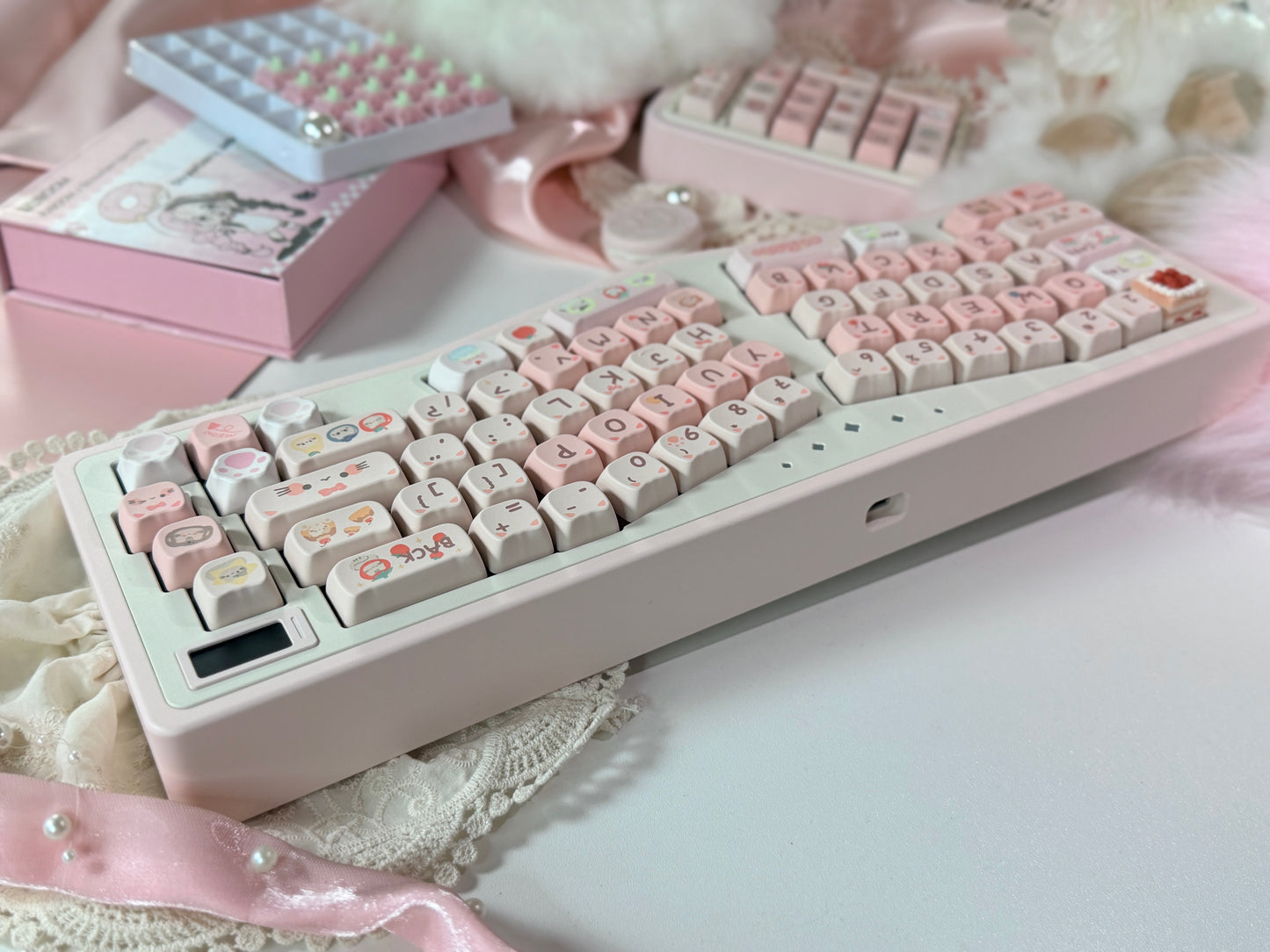 ONLY 1 Instock Prebuilt Aluminum Customized Mechanical Keyboard Staralice Ergonomic Set