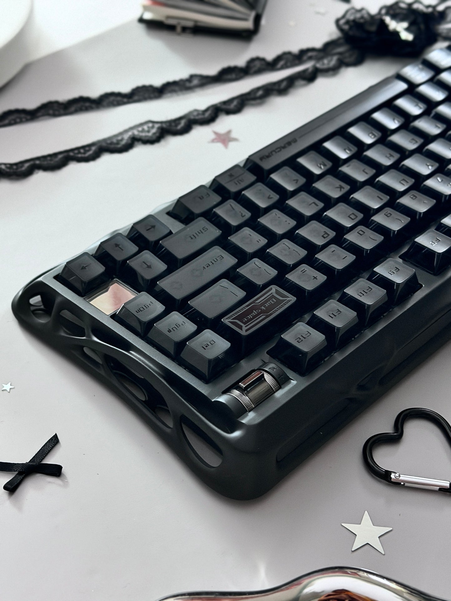 ONLY 1 Unboxing For Clearance Mercury K1 - Stealth Black Aluminum Mechanical Keyboard