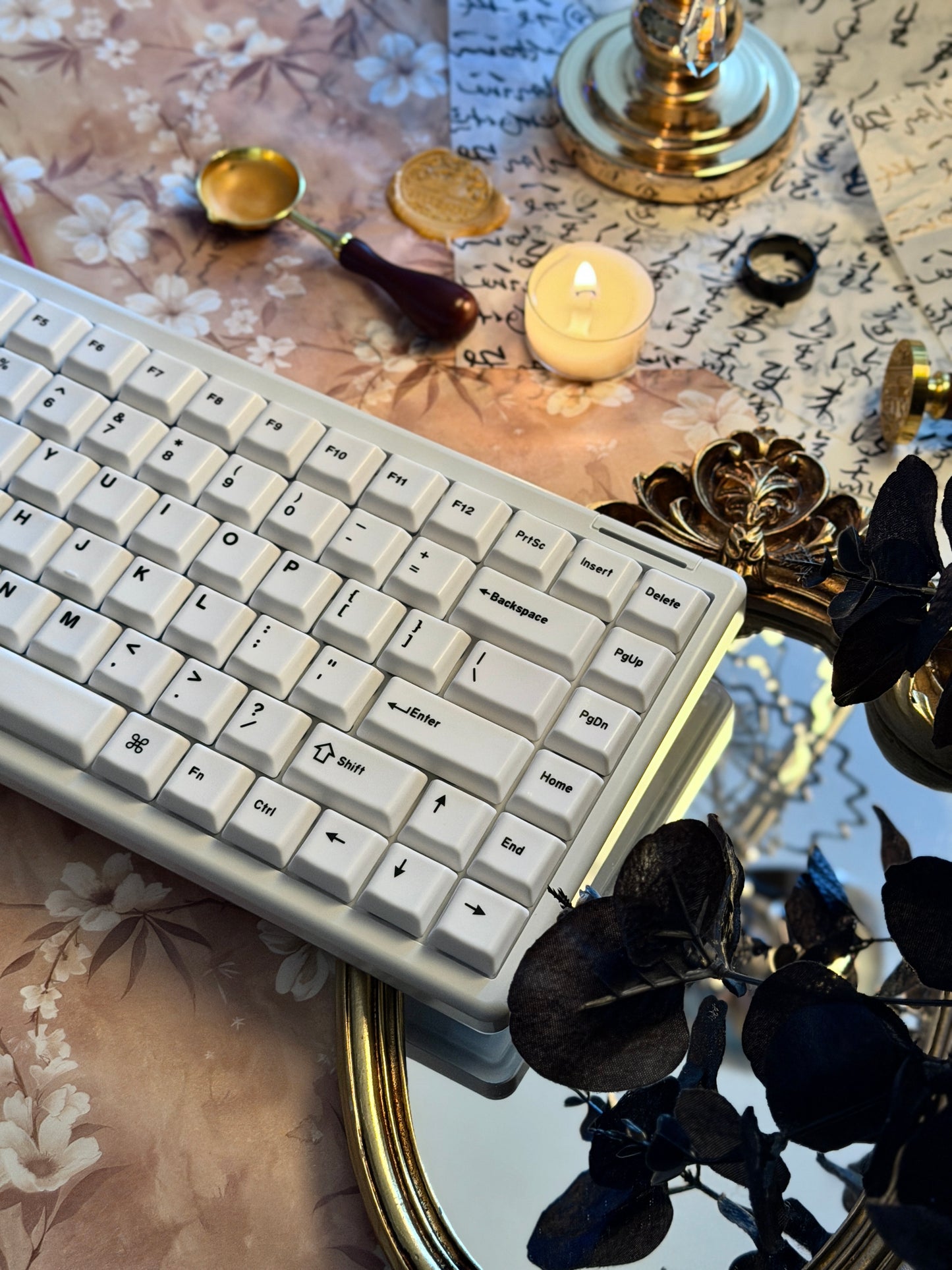 Unboxing Clearance ONLY 1 Instock ZEN75 Low-Profile Keyboard with Ceramic Keycaps