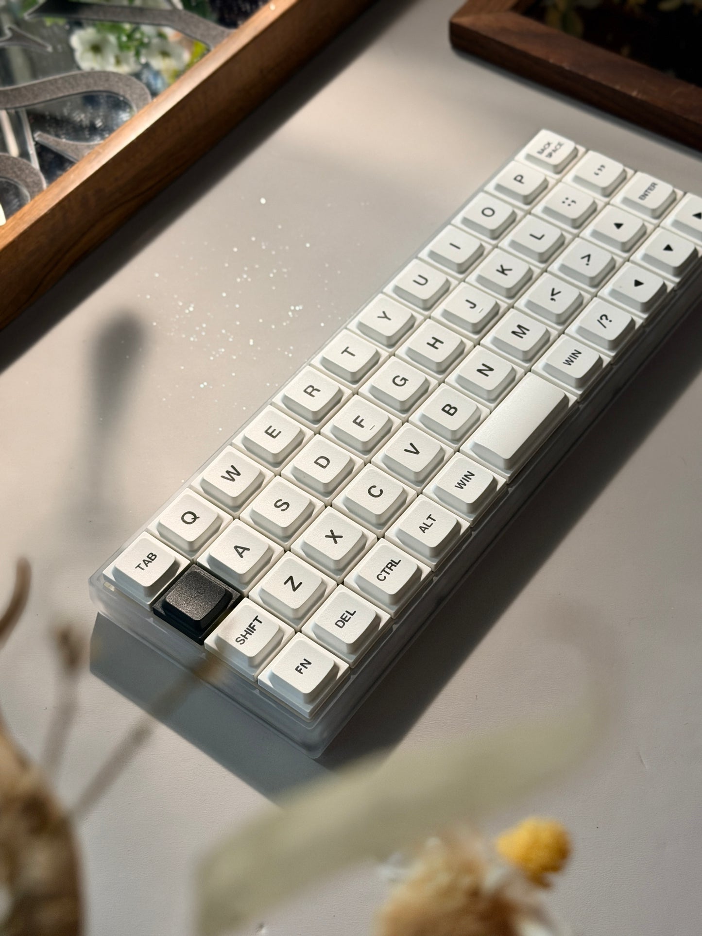 Unboxing Clearance ONLY 1 Instock Chosfox Geonix Rev.2.5 Mini 40% Low-Profile Mechanical Keyboard